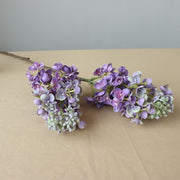 10 Pcs Artificial Lilac Stems 18 Inch Real Touch Faux Lilac Branch Flowers Bulk