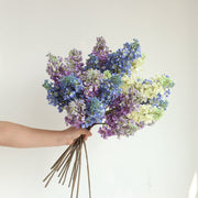 10 Pcs Artificial Lilac Stems 18 Inch Real Touch Faux Lilac Branch Flowers Bulk