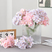 9.5 Inch Artificial Hydrangea Stems Bundle 10 Pcs Bulk for Wedding Crafts