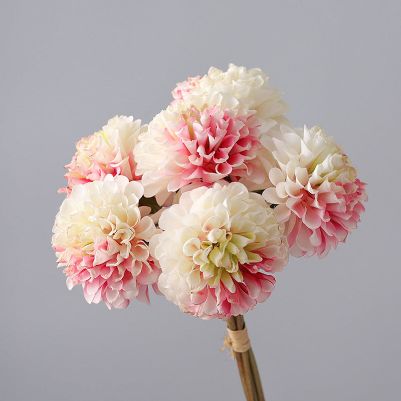 15.7 Inch Artificial Silk Chrysanthemum Bouquet – Bulk Wholesale Flowers
