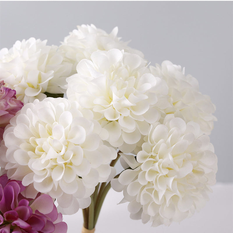 15.7 Inch Artificial Silk Chrysanthemum Bouquet – Bulk Wholesale Flowers