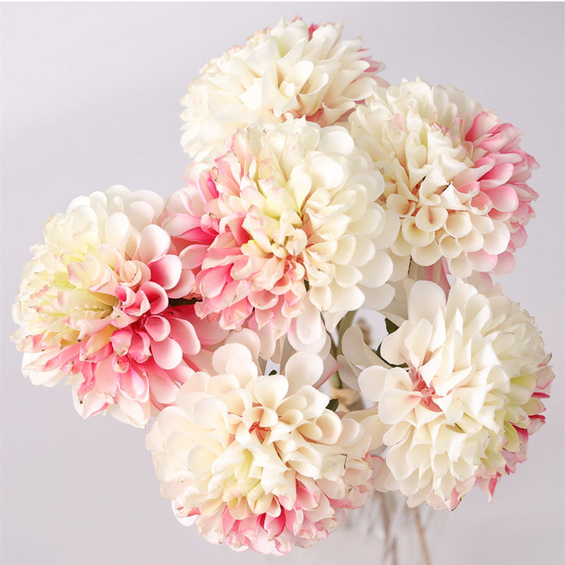 15.7 Inch Artificial Silk Chrysanthemum Bouquet – Bulk Wholesale Flowers