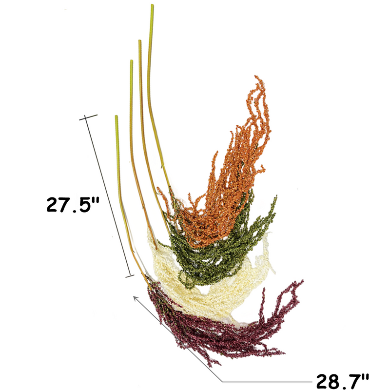 56 Inch Extra Large Artificial Amaranthus Hanging Flower Garland for Tall Vases, Wedding Decor, Bulk Quantity