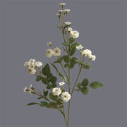 28 Inch Artificial Silk Rosa Multiflora Stems Branches 10 Pcs Bulk Flowers Arrangement