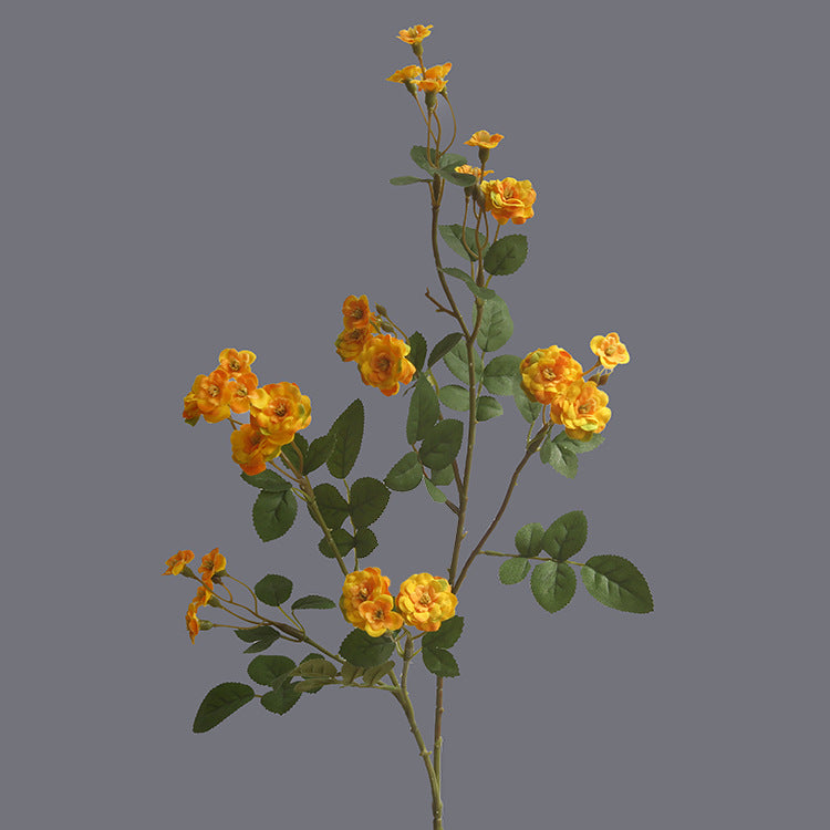 28 Inch Artificial Silk Rosa Multiflora Stems Branches 10 Pcs Bulk Flowers Arrangement