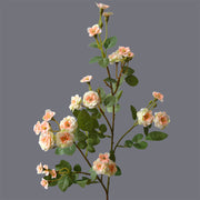 28 Inch Artificial Silk Rosa Multiflora Stems Branches 10 Pcs Bulk Flowers Arrangement