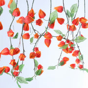 34 Inch Extra Long Stem Artificial Lantern Fruit Vine with Leaves – Bulk Floral Decoration