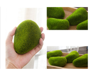 Artificial Moss Rocks Bulk, Greenery Moss Plants for DIY Fairy Garden Aquarium, Natural Look