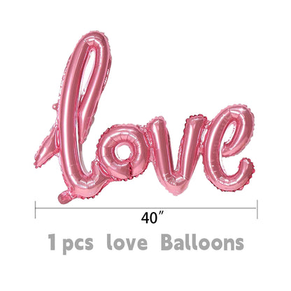 Pink Heart Spiral Wedding Decorations - 7 Styles Valentine's Day Proposal Paper Flower Ball Garlands