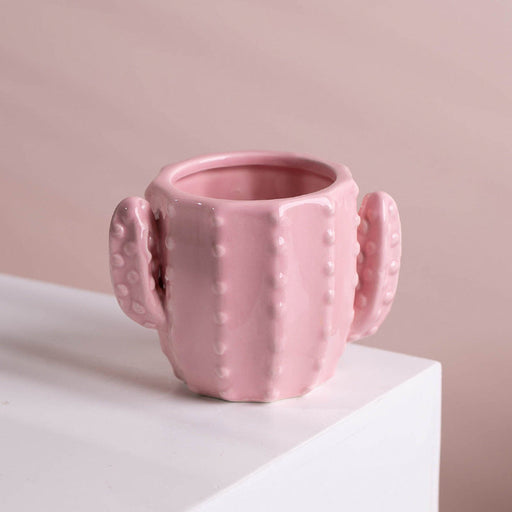 Ceramic Cactus Shaped Flower Vase Planter Pot Bulk Wholesale