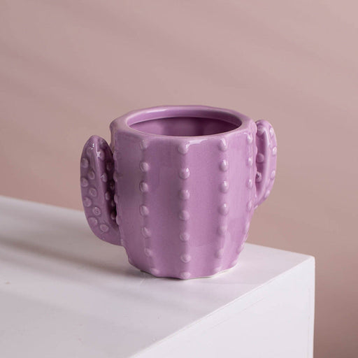 Ceramic Cactus Shaped Flower Vase Planter Pot Bulk Wholesale