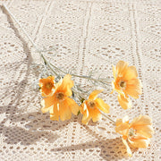24 Inch Artificial Silk Calliopsis Flowers 10 Pcs Autumn Plant Arrangements