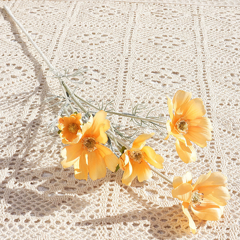24 Inch Artificial Silk Calliopsis Flowers 10 Pcs Autumn Plant Arrangements