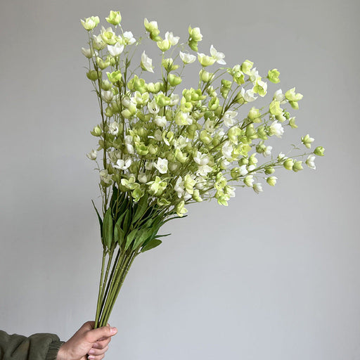 37 Inch Extra Long Campanula Stems Spray Silk Artificial Flowers Bulk Quantity