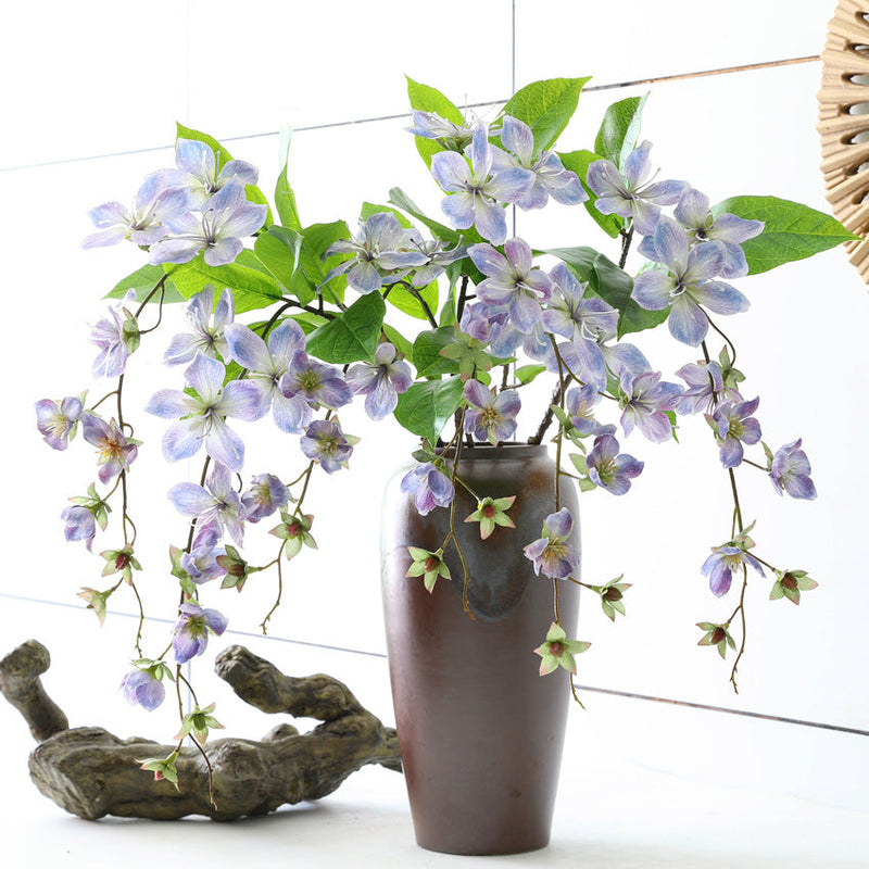 31 Inch Drooping Artificial Jasmine Flowers Bulk Weeping Flower Centerpieces