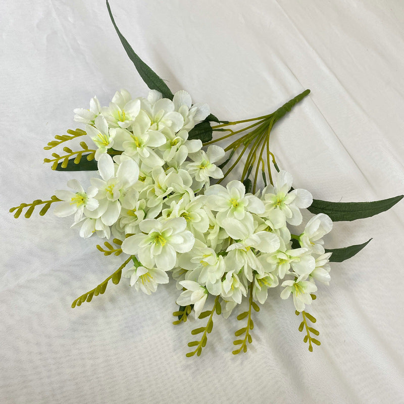 Cataleya Orchid Bush 10 Stems UV Resistant Artificial Flowers for Outdoors