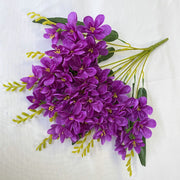 Cataleya Orchid Bush 10 Stems UV Resistant Artificial Flowers for Outdoors
