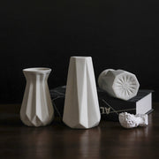 Ceramic Vase 5 Inch Simple Style Decorative Pottery Container