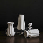 Ceramic Vase 5 Inch Simple Style Decorative Pottery Container