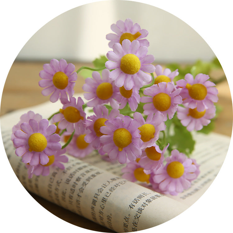 21 Inch Artificial Chamomile Flower Stems Bulk 10 Pcs Silk Wholesale