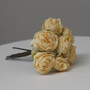 10 Pcs Burnt Orange Dusty Rose Artificial Floral Spray Bouquets Fall Decor