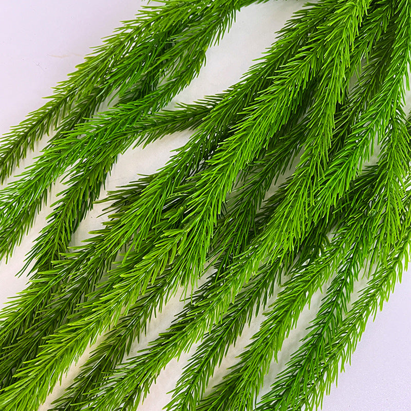 35 Inch Artificial Cedar Pine Leaves Hanging Greenery Plants, Real Touch, Bulk Quantity