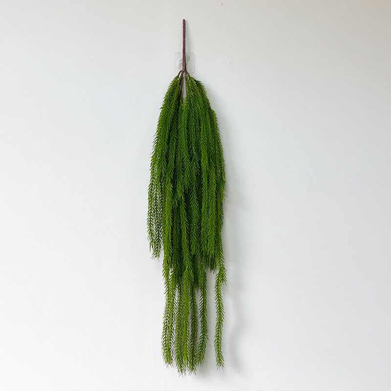 35 Inch Artificial Cedar Pine Leaves Hanging Greenery Plants, Real Touch, Bulk Quantity