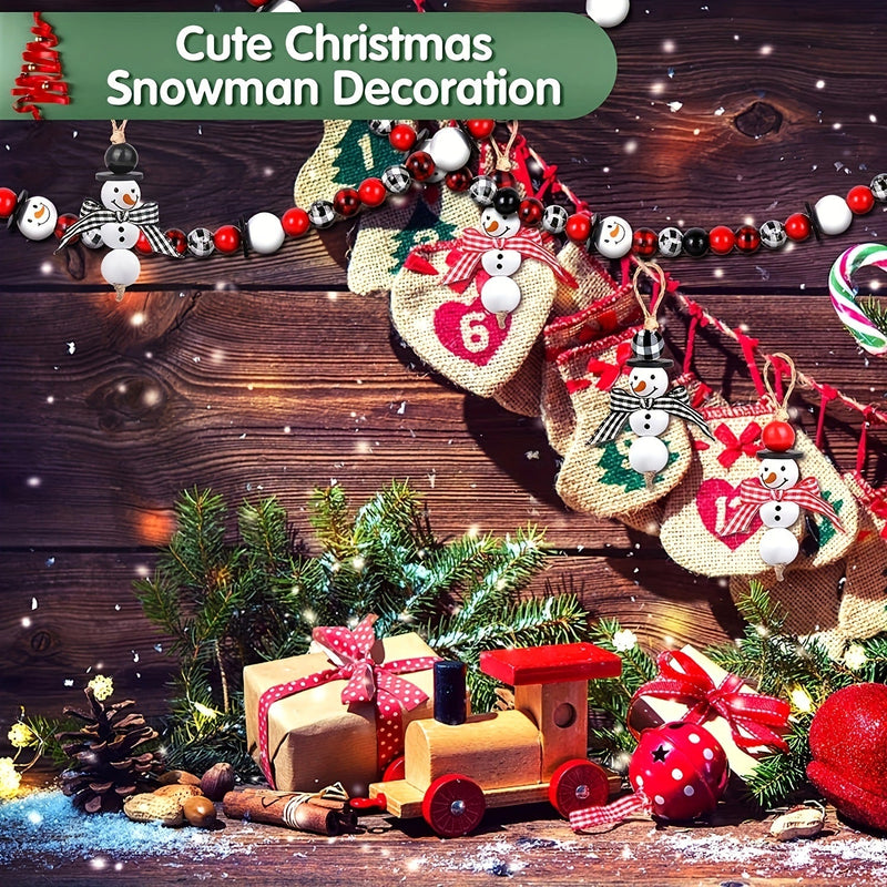 Christmas Bead Garland Set 10 Pcs Bulk DIY Craft Banner Decoration