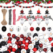 Christmas Bead Garland Set 10 Pcs Bulk DIY Craft Banner Decoration