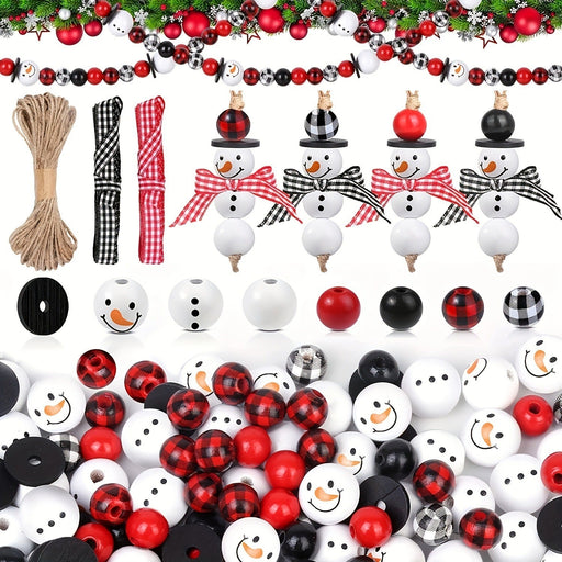 Christmas Bead Garland Set 10 Pcs Bulk DIY Craft Banner Decoration