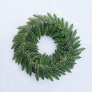 Artificial Christmas Wreaths Green Bulk DIY Holiday Decor 12 Inch 5 Pcs