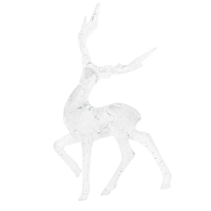 LED Christmas Lights Deer Shape Bulk Set, 10 Pcs, Warm White, Outdoor Decorative String Lights