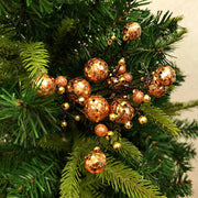 9 Inch Christmas Glitter Holy Berries Stems Holly Picks Ornaments Bulk Wholesale