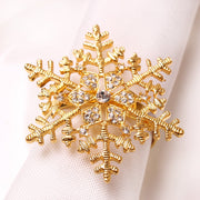 6 Pcs Christmas Napkin Ring Holders Set – Holiday Table Decor, Bulk Pack
