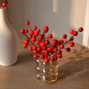 39 Pcs Artificial Holy Berry Stems Picks Christmas Decorations Bulk Wholesale