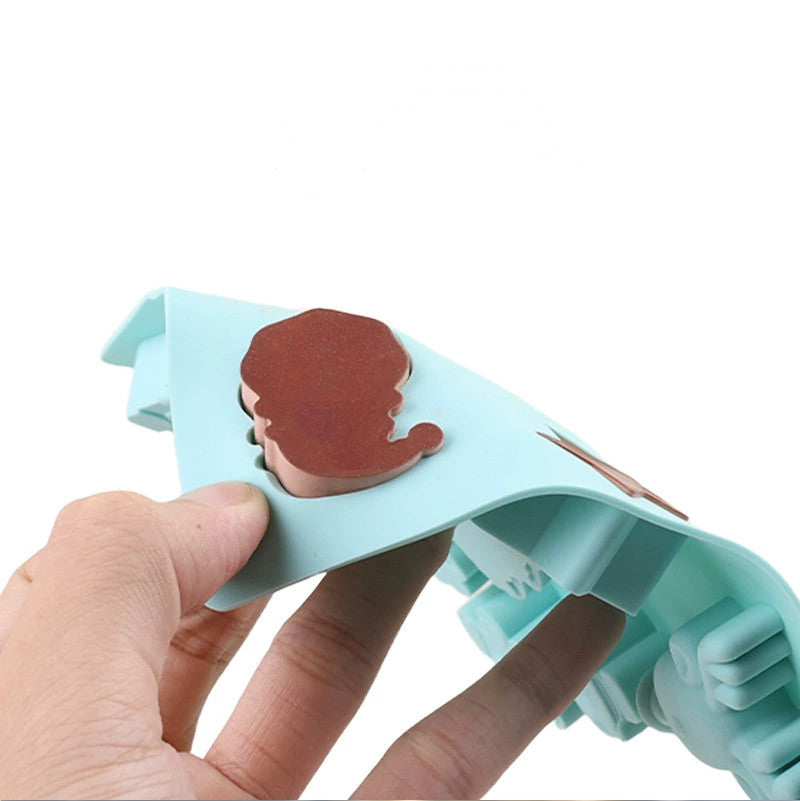 Christmas Silicone Baking Mold - Snowman & Gingerbread Man Molds for DIY Cakes, Cookies, Chocolate & More