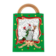 Christmas Snow Globe Lantern (2.95×1.57×4.53in)  Festive Floating Snow Christmas Decor Gift Box - Cute Holiday Gift