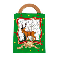 Christmas Snow Globe Lantern (2.95×1.57×4.53in)  Festive Floating Snow Christmas Decor Gift Box - Cute Holiday Gift