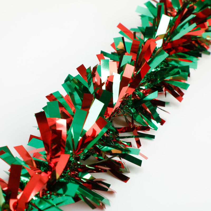 10 Pcs Christmas Tinsel Garland 65 Ft Metallic Hanging Decorations Bulk Artificial