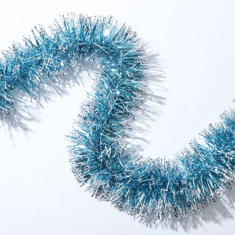 10 Pcs 65 Ft Metallic Tinsel Hanging Garland Shiny Artificial Decoration