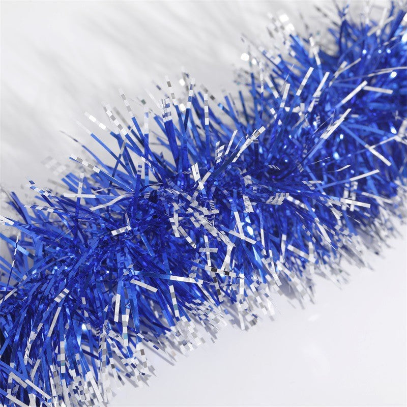 10 Pcs 65 Ft Metallic Tinsel Hanging Garland Shiny Artificial Decoration
