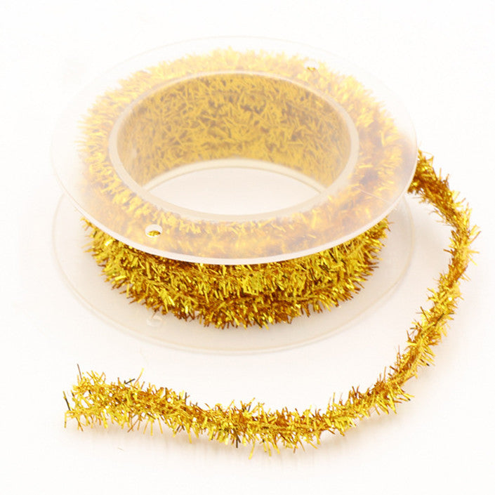 59 Inch Christmas Tinsel Garland, Shiny Twist, Bulk Quantity, Holiday Decoration