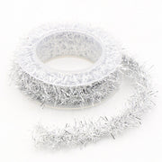 59 Inch Christmas Tinsel Garland, Shiny Twist, Bulk Quantity, Holiday Decoration