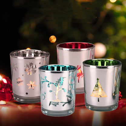 Bulk Christmas Votive Candle Holders for Table Centerpiece, Home Decor, Special Occasions and Gifts Wholesale