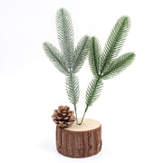 50 Pcs Artificial Christmas Pine Picks Greenery Filler for Tree and Urn Holiday Decor