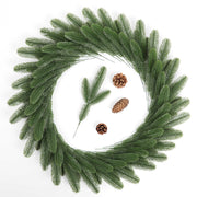 50 Pcs Artificial Christmas Pine Picks Greenery Filler for Tree and Urn Holiday Decor