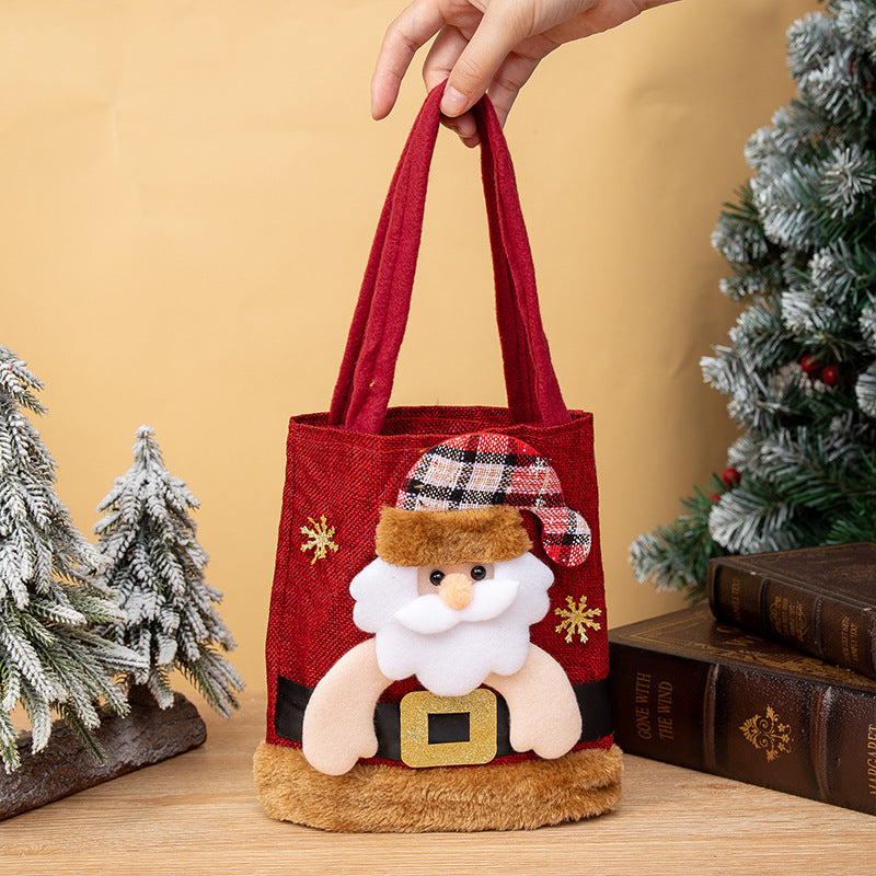 2 Pack Christmas Character Gift Bags - For Presents Candy & More