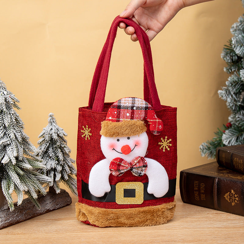 2 Pack Christmas Character Gift Bags - For Presents Candy & More