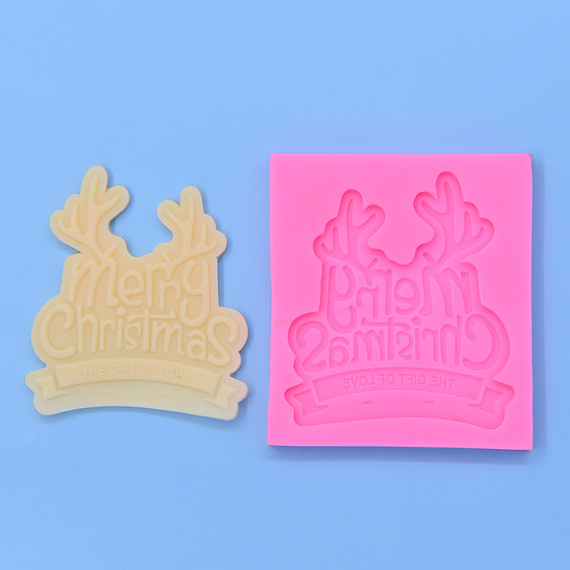 Christmas Letter Board Molds - Reusable Silicone Molds for DIY Holiday Decorations