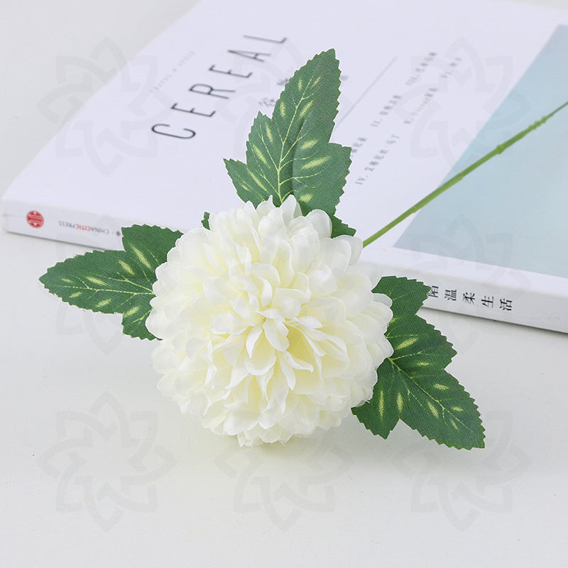 11 Inch Chrysanthemum Stems 10 Pcs Faux Silk Kiku Flowers Bulk